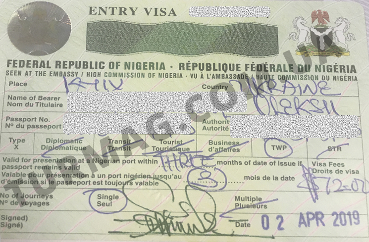 Виза в Нигерию. Получение и оформление нигерийской визы.